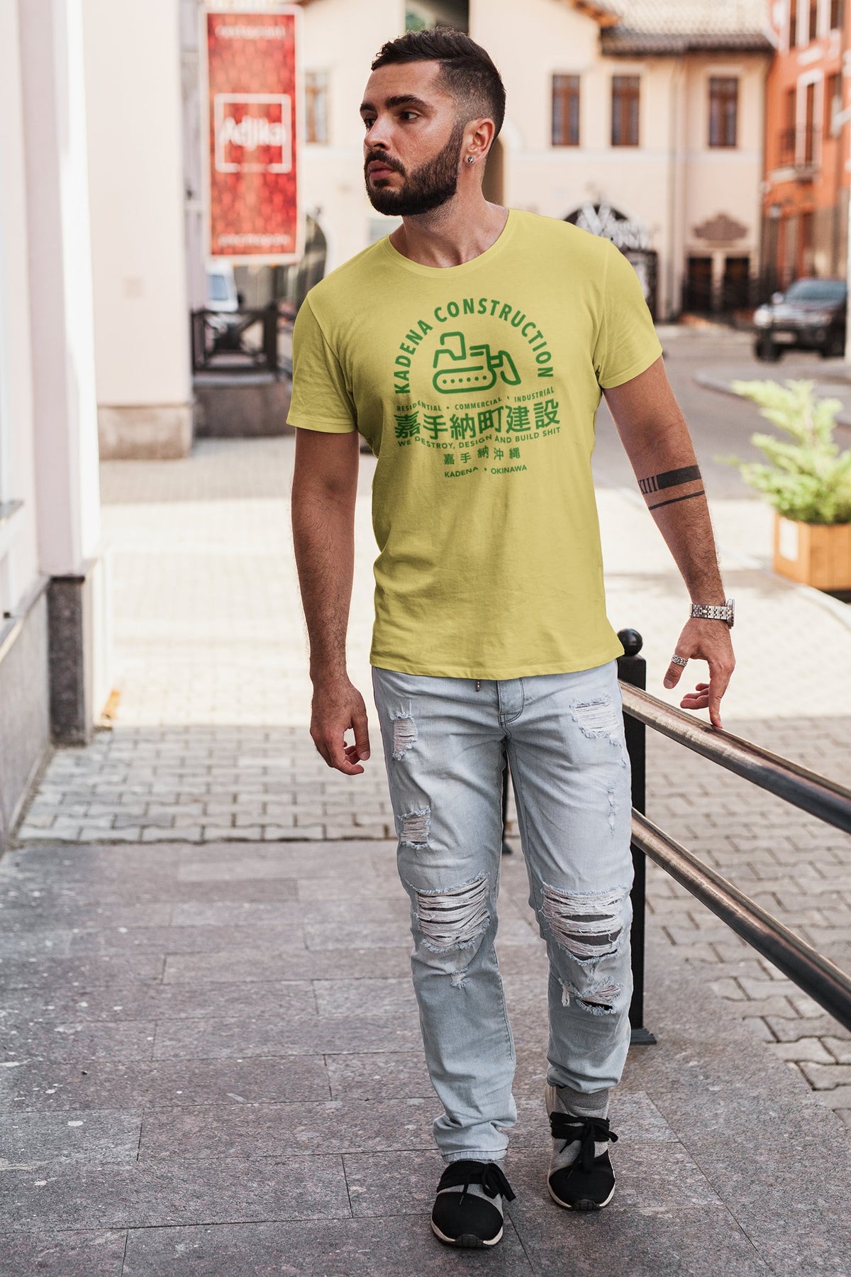 Kadena Okinawa Construction Tee
