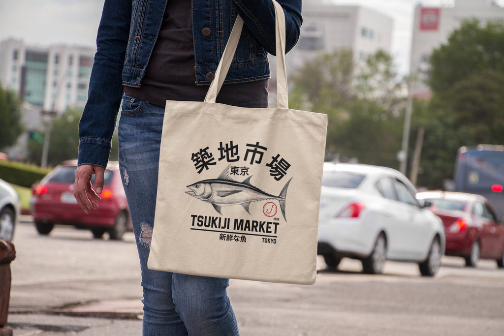 Tsukiji Tuna Tote Bag