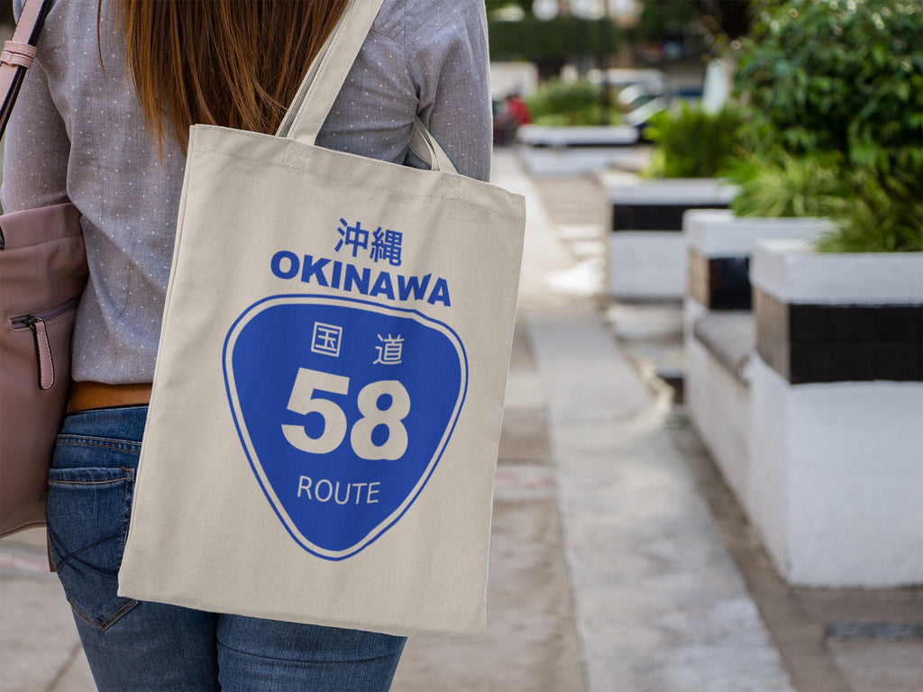 Okinawa Route 58 Tote Bag