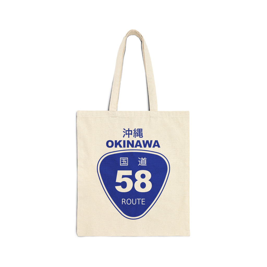 Okinawa Route 58 Tote Bag