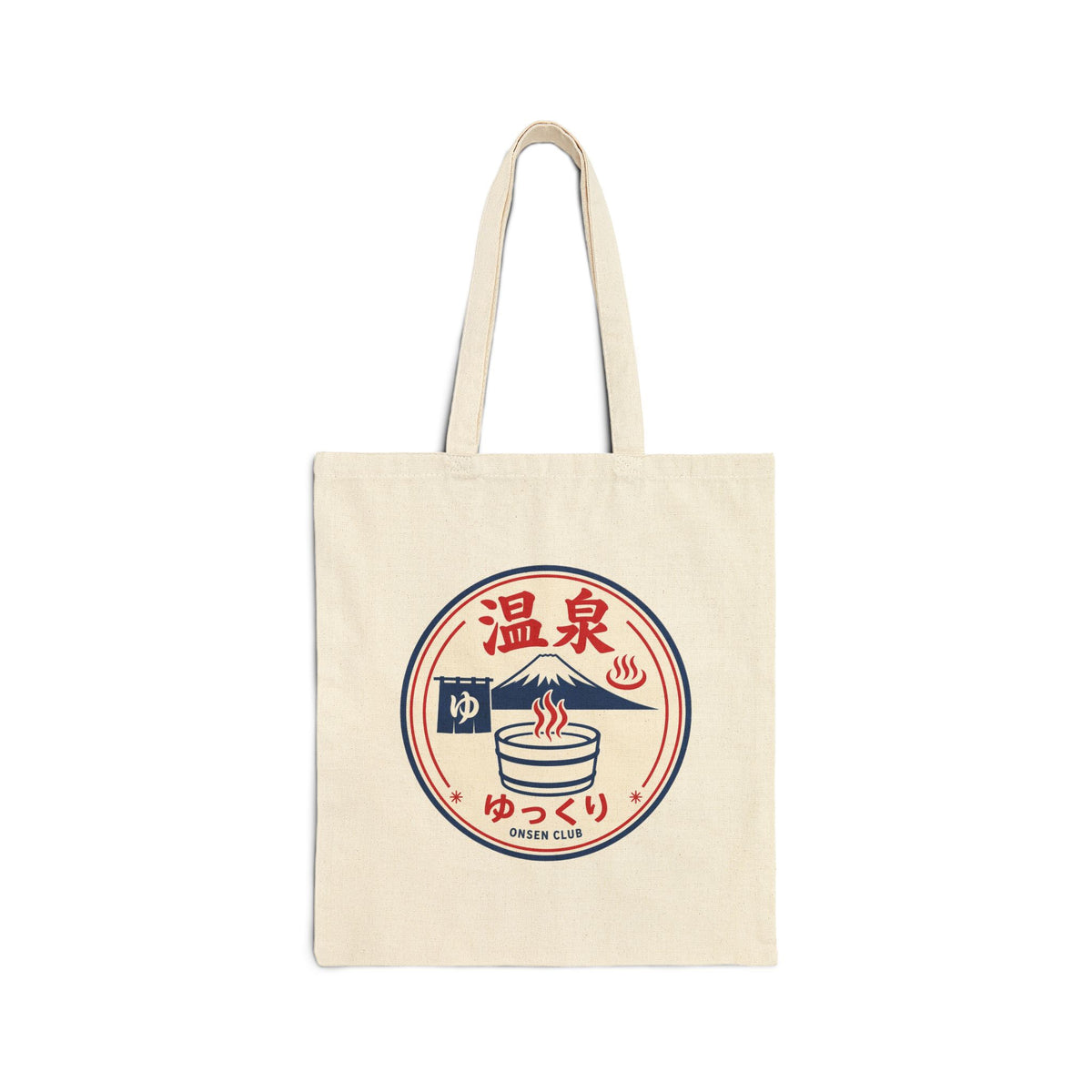 Onsen Club 温泉 Japanese Hot Spring Tote Bag