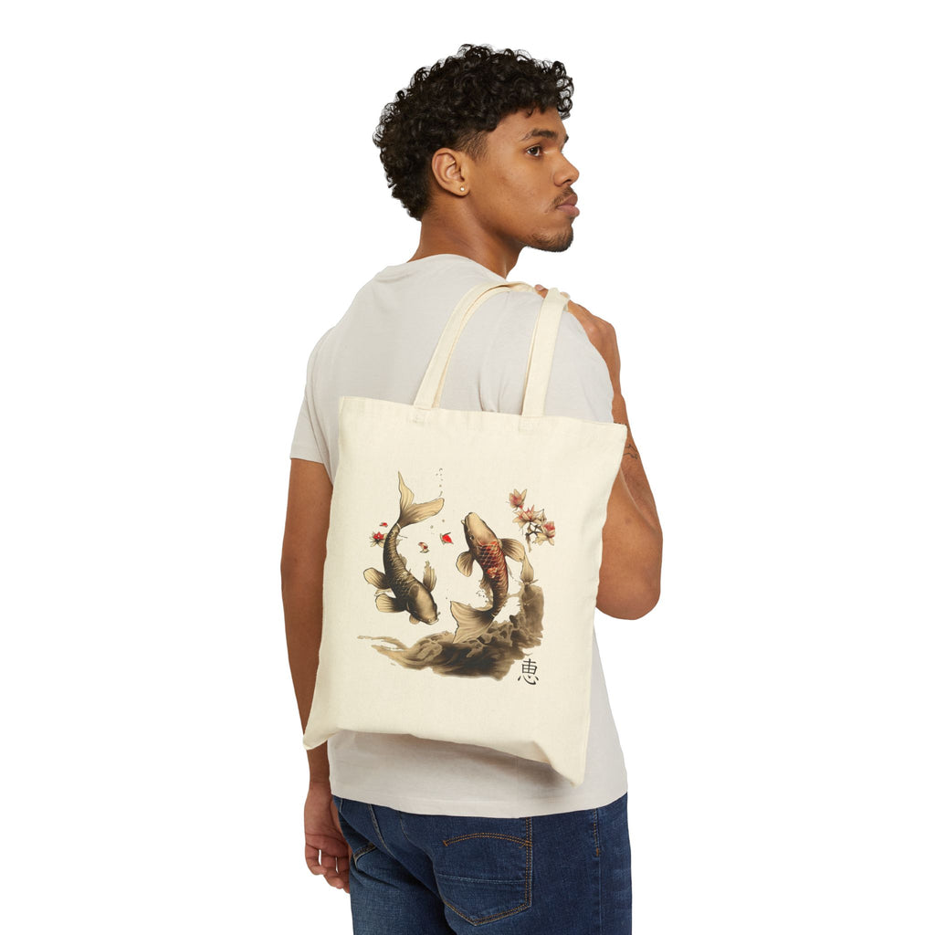 Japanese Koi Tote Bag