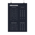 Hiragana Chart Poster (Black)