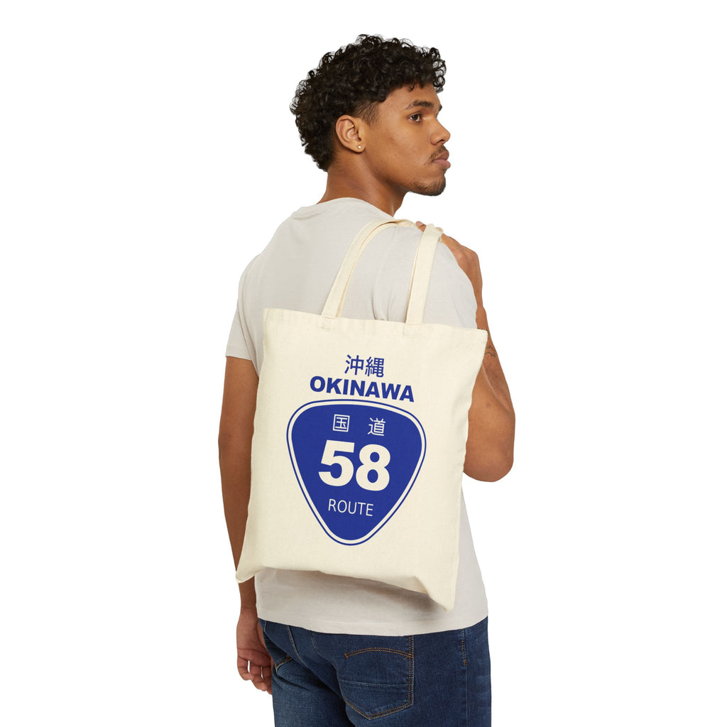 Okinawa Route 58 Tote Bag