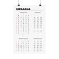 Hiragana Chart Poster