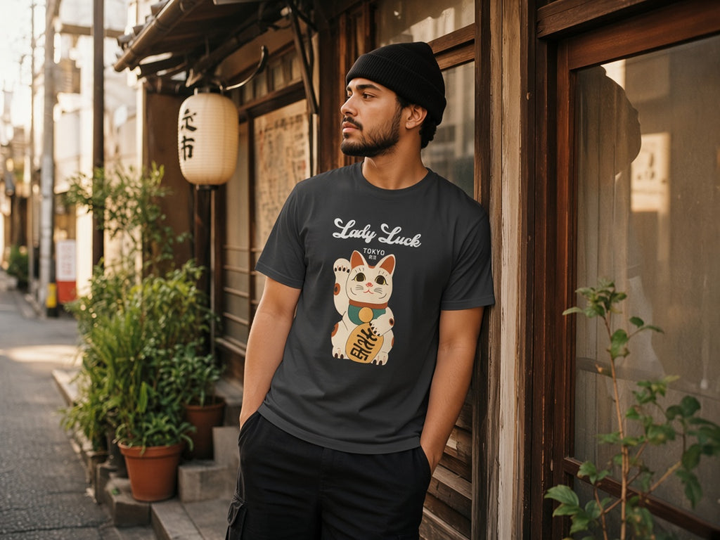 Maneki Neko Lucky Cat Tee