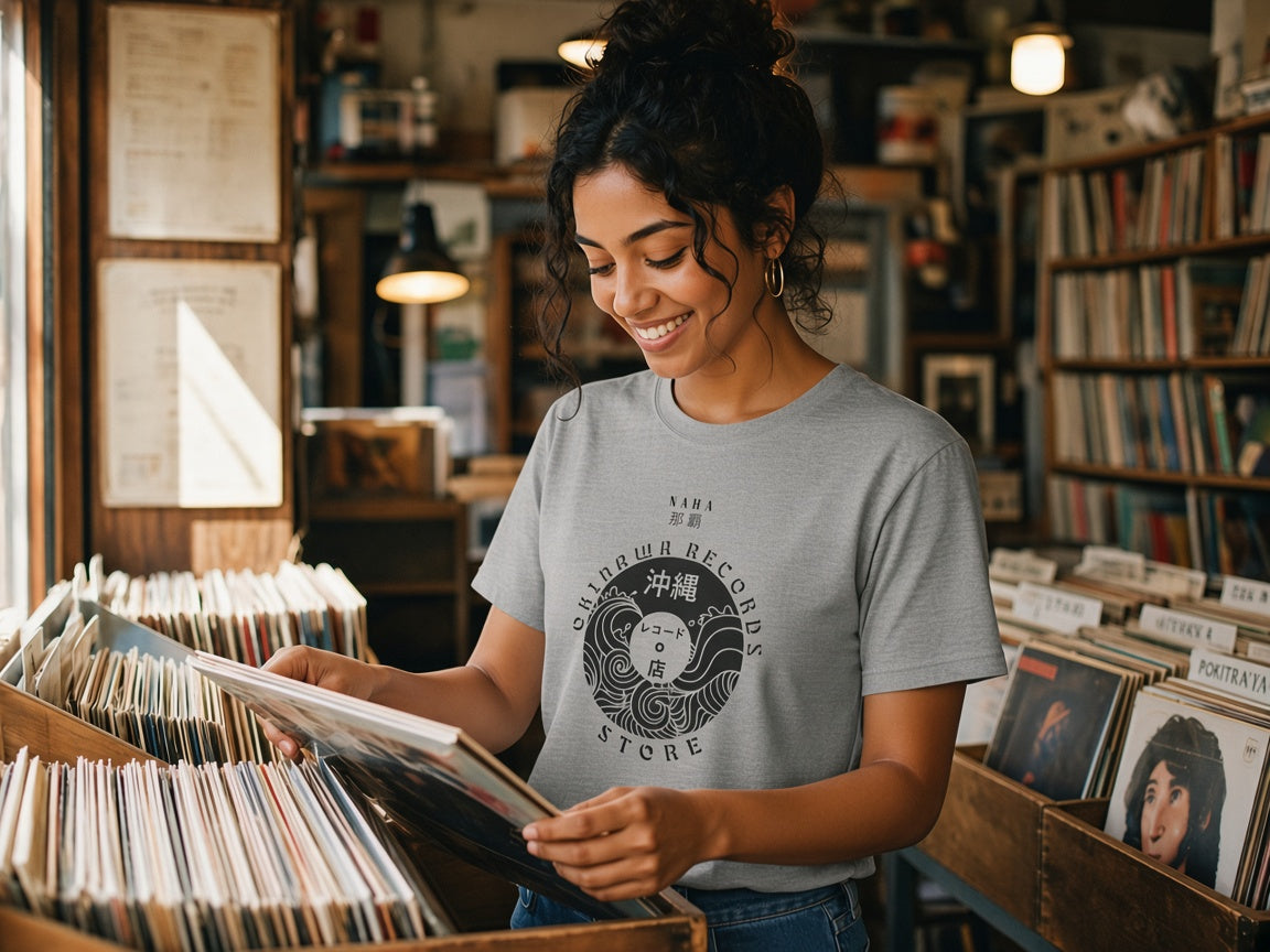 Okinawa Record Store Tee
