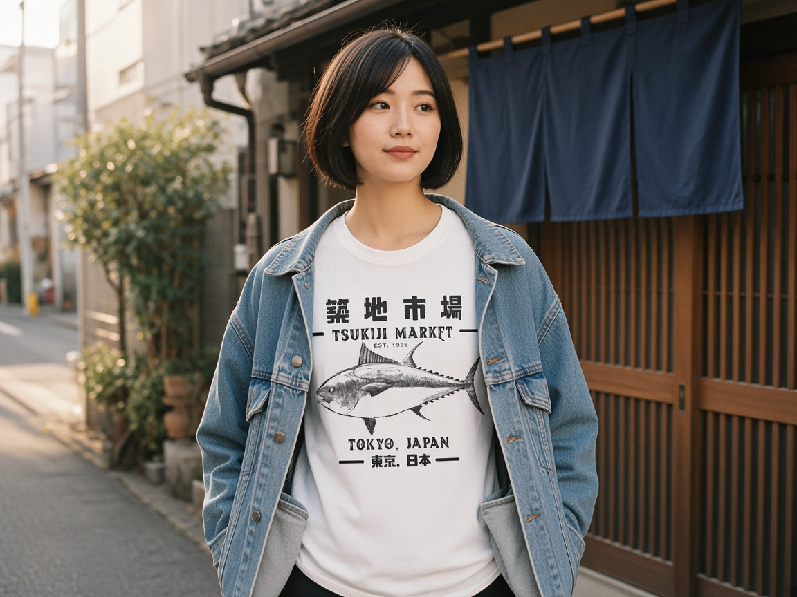 Tsukiji Tuna Minimalist Tee