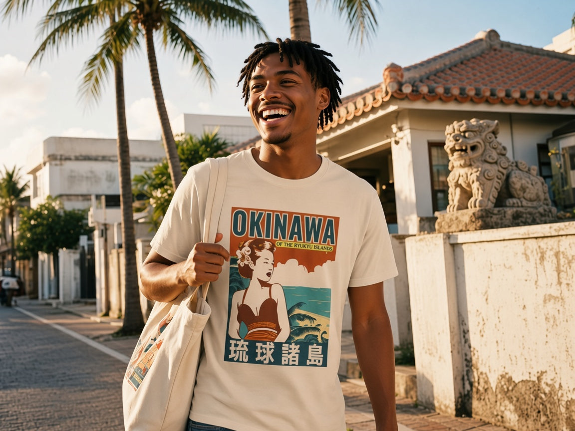 Visit Okinawa 1950s Tee